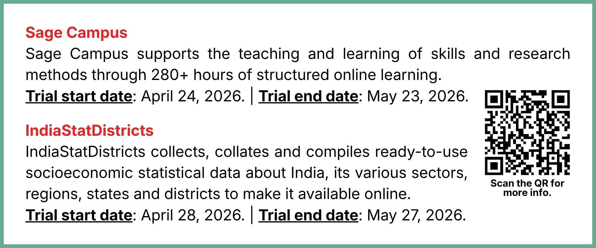 Trial Database